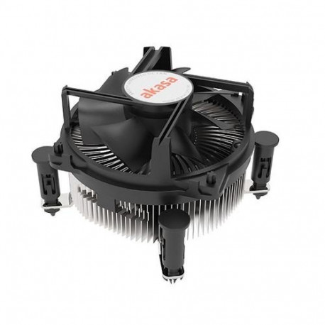 Akasa AK-CC6606BP01 computer cooling system Processor Heatsink/Radiator 9 cm Aluminium, Black 1 pc(s