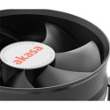Akasa AK-CC6603EP01 computer cooling system Processor Heatsink/Radiatior 9.5 cm Aluminium, Black 1 p