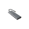 Akasa AK-CBCA28-18BK laptop dock/port replicator Wired USB 3.2 Gen 1 (3.1 Gen 1) Type-C Black, Grey