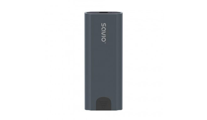 Savio AK-67 storage drive enclosure SSD enclosure Grey M.2