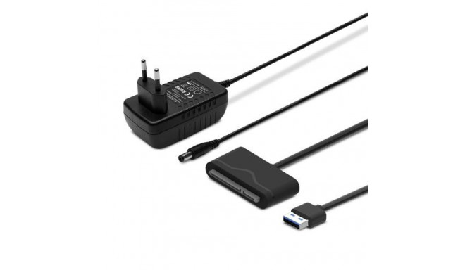 Savio AK-39 USB 3.0 - SATA III adapter for 3.5/2.5\&quot; drives with power supply - Adapter - D