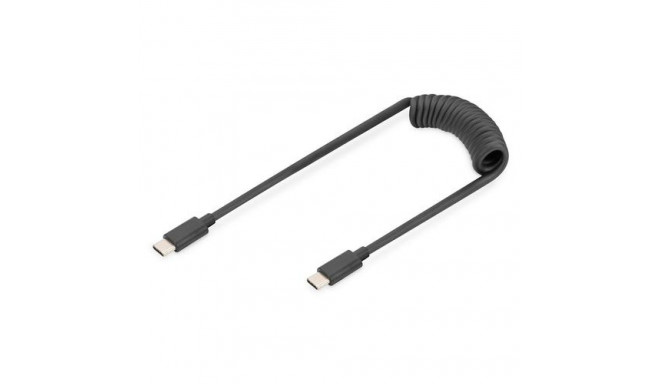 Digitus USB 2.0 - USB C to USB C Spiral Cable