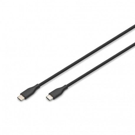 Digitus USB-C silicone connection cable, 0.5m, black
