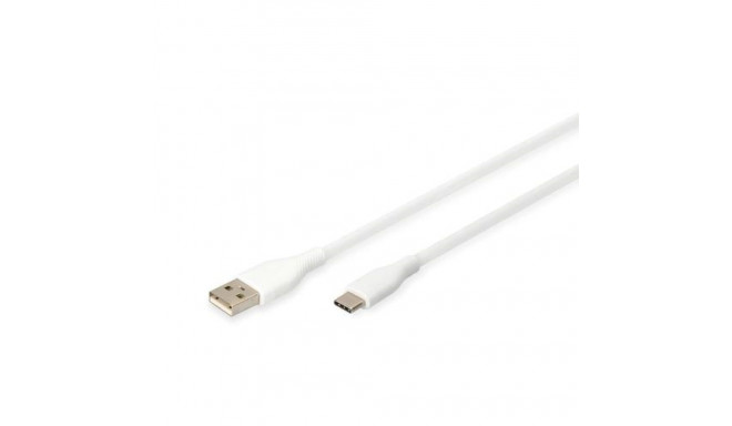 Digitus USB-C silicone connection cable, 2m, white