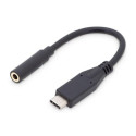 Digitus USB Type-C audio adapter cable, Type-C to 3.5mm stereo