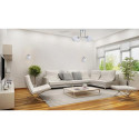 Activejet Classic chandelier pendant ceiling lamp IRMA nickel 5xE27 for living room