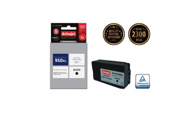 Activejet AH-950BRX ink (replacement for HP 950XL CN045AE; Premium; 80 ml; black)