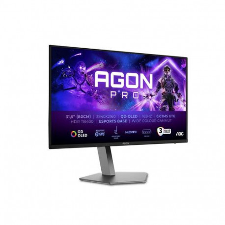 AOC AGON PRO AG326UD computer monitor 80 cm (31.5") 3840 x 2160 pixels 4K Ultra HD QD-OLED 