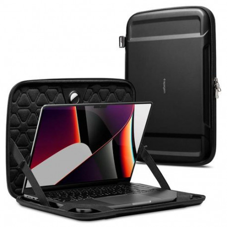 Spigen Rugged Armor Pro Pouch 40.6 cm (16") Sleeve case Black