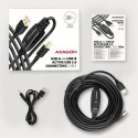 Axagon ADR-220B USB 2.0 A-M -&gt; B-M active connecting/repeater cable 20m - Kabel - Digital/Dat