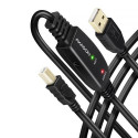Axagon ADR-210B USB 2.0 A-M -&gt; B-M active connecting/repeater cable 10m - Kabel - Digital/Dat