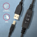 Axagon ADR-210B USB 2.0 A-M -&gt; B-M active connecting/repeater cable 10m - Kabel - Digital/Dat