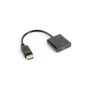 Lanberg AD-0009-BK video cable adapter 0.1 m DisplayPort HDMI Type A (Standard) Black