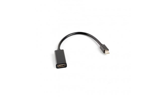 Lanberg AD-0005-BK video cable adapter 0.2 m Mini DisplayPort HDMI Type A (Standard) Black