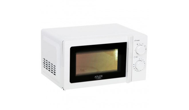 Adler AD 6205 microwave White Solo microwave Countertop 20 L 700 W