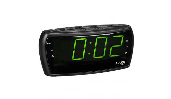 Adler AD 1121 radio Clock Analog &amp; digital Black