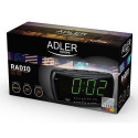 Adler AD 1121 radio Clock Analog &amp; digital Black