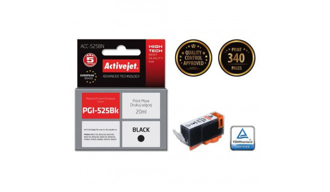 Activejet ACC-525BN ink (replacement for Canon PGI-525Bk; Supreme; 20 ml; black)