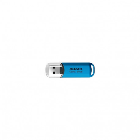 ADATA AC906-64G-RWB USB flash drive 64 GB USB Type-A 2.0 Blue, Transparent