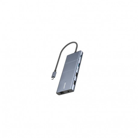 Anker Innovations A83880A1 interface hub USB Type-C 10000 Mbit/s Grey