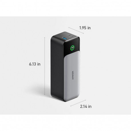 Anker powerbank 24000mAh 737, black/silver