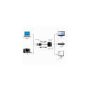 Gembird A-VGA-HDMI-02 video cable adapter 0.15 m HDMI + VGA (D-Sub) VGA (D-Sub) Black