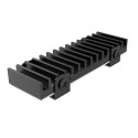 Akasa Gecko Pro Solid-state drive Heatsink/Radiatior Black 1 pc(s)
