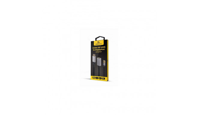 Gembird A-HDMIM-DPF-02 video cable adapter 0.1 m HDMI Type A (Standard) DisplayPort Black