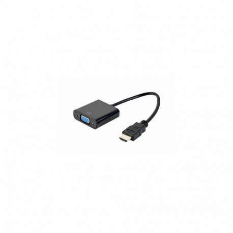 Gembird A-HDMI-VGA-04 video cable adapter 0.15 m VGA (D-Sub) HDMI Type A (Standard) Black