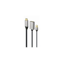 Gembird A-HDMIM-DPF-02 video cable adapter 0.1 m HDMI Type A (Standard) DisplayPort Black