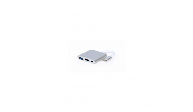 Gembird A-CM-HDMIF-02-SV USB graphics adapter Silver