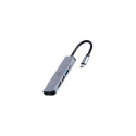 Gembird A-CM-COMBO5-03 laptop dock/port replicator Wired USB 3.2 Gen 1 (3.1 Gen 1) Type-C Silver