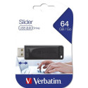 Verbatim Slider - USB Drive 64 GB - Black