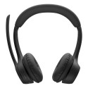 Logitech 981-001451 headphones/headset Wireless Head-band Car/Home office Black
