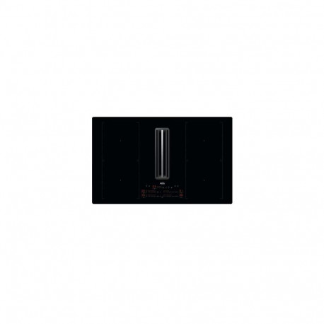 AEG CCE84751CB Black Built-in 83 cm Zone induction hob 4 zone(s) Built-in hood