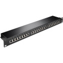 Goobay CAT 6 19-inch (48.3 cm) Patch Panel, 24 Port (1 U)