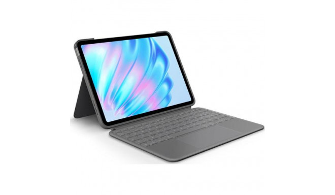 Logitech Combo Touch QWERTY Danish, Finnish, Norwegian, Swedish Smart Connector Grey