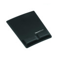 Fellowes Mouse Mat Wrist Support - Health-V Mouse Pad with Antibacterial Protection - Ergonomic Mous