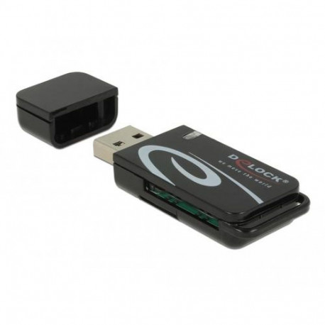 DeLOCK Mini USB 2.0 Card Reader with SD and Micro SD Slot