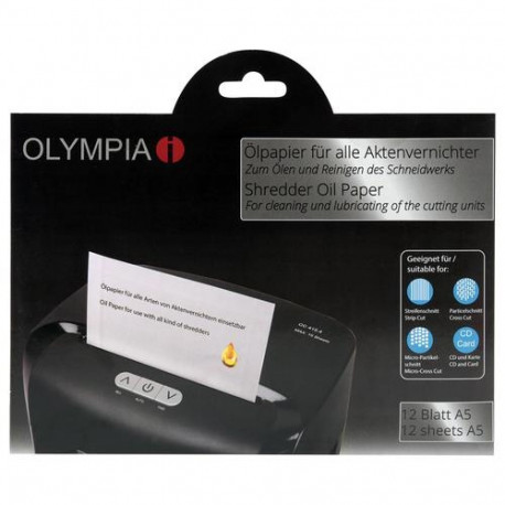 Olympia 9130 paper shredder accessory 12 pc(s) Lubricating oil