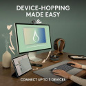 Logitech 910-007015 mouse Travel Ambidextrous RF Wireless + Bluetooth Optical 4000 DPI