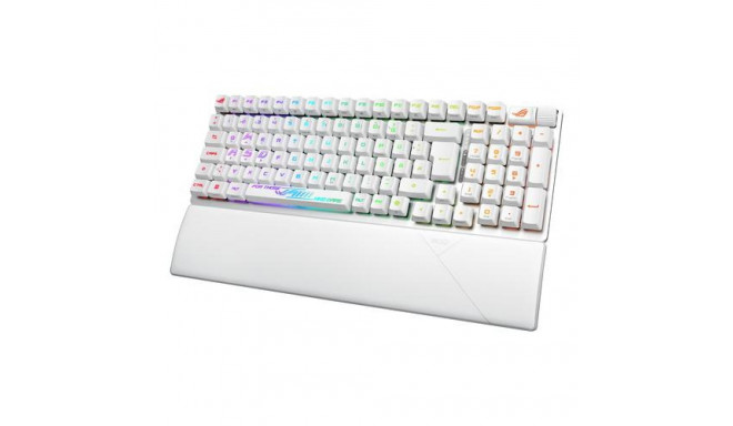 ASUS ROG Strix Scope II 96 RX Wireless keyboard Gaming USB + RF Wireless + Bluetooth White