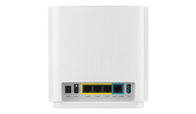 ASUS ZenWiFi AX (XT9) AX7800 1er Pack Weiß Tri-band (2.4 GHz / 5 GHz / 5 GHz) Wi-Fi 6 (802.11ax) Whi