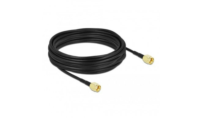 DeLOCK Antenna Cable RP-SMA plug to RP-SMA plug LMR/CFD100 10 m low loss