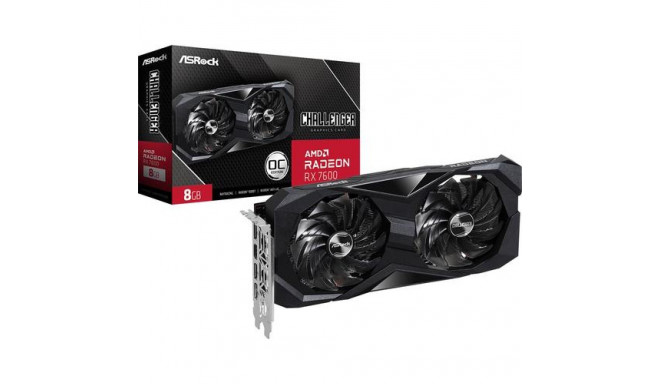 Asrock Challenger 90-GA41ZZ-00UANF graphics card AMD Radeon RX 7600 8 GB GDDR6