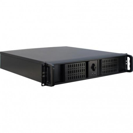Inter-Tech 2U-2098-SK Rack Black