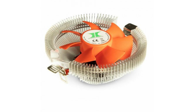 Inter-Tech 88885555 computer cooling system Processor Cooler 8 cm Aluminium, Orange