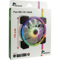Inter-Tech 88885539 computer cooling system Computer case Fan 14 cm Black 1 pc(s)