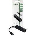 Inter-Tech ARGUS IT-310 USB 3.2 Gen 1 (3.1 Gen 1) Type-A Black