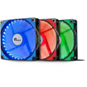 Inter-Tech L-12025 Computer case Fan 12 cm Black, Blue